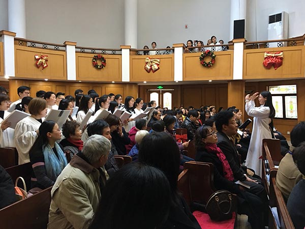 华东神学院举行2018年圣诞感恩献心圣餐礼拜 华东神学院举行2018年圣诞感恩献心圣餐礼拜